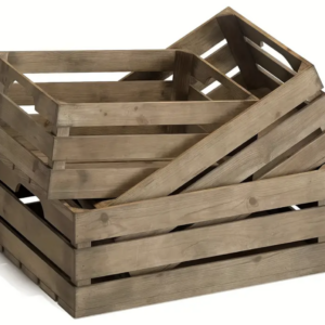 Caisses en bois rustiques