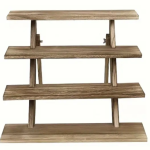 Présentoir en bois vintage