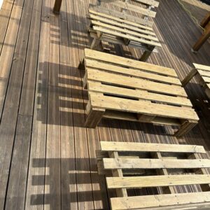 Salon de jardin en palettes
