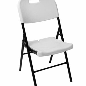 Chaise pliante blanche